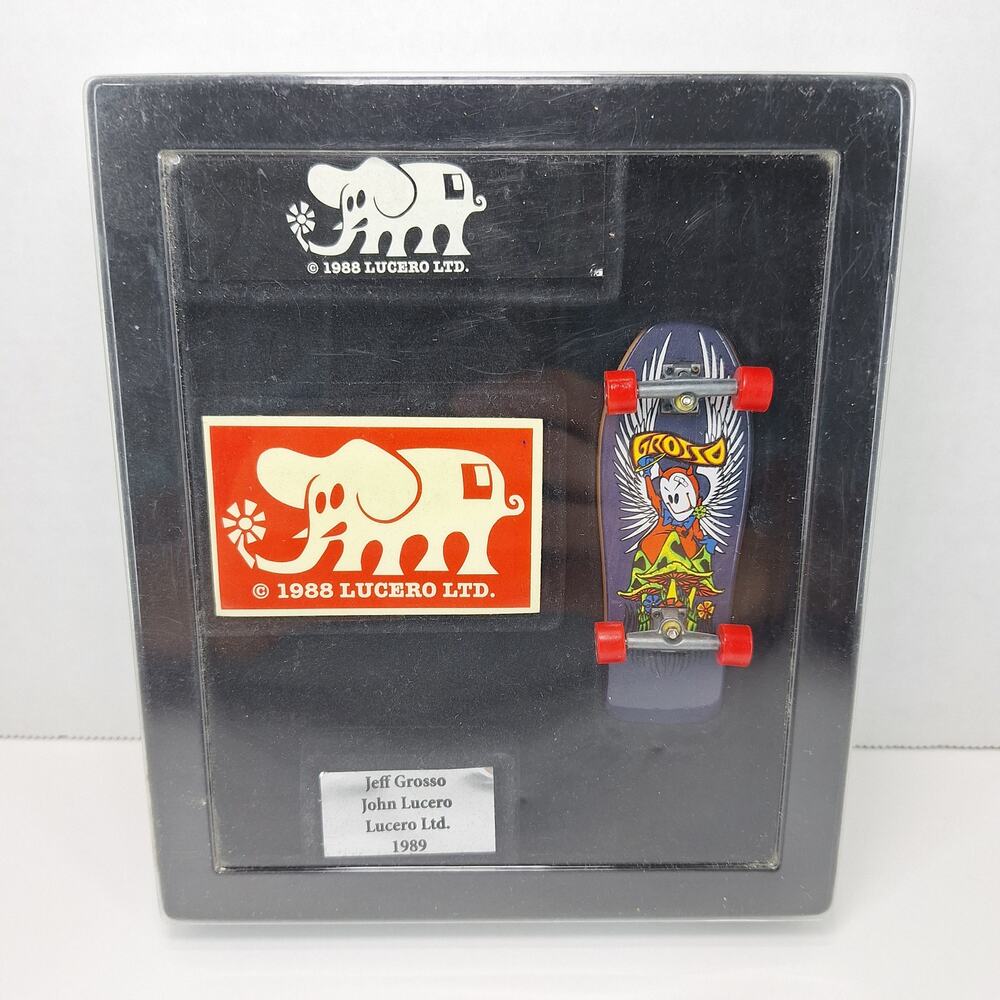 Tech Deck Jeff Grosso Lucero Elephant Collector Series Fingerboard 1989 (2008)